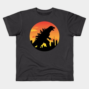 Sunset Zilla Kids T-Shirt